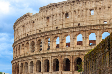 Fototapeta premium Colosseum or Flavian Amphitheatre in Rome, Italy