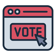 Web Online Voting icon