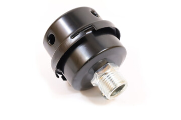 Air compressor silencer, muffler, noise reduction