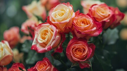 Bouquet of roses generative ai