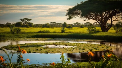 African Swamps: Nature's Wetland Eleganc