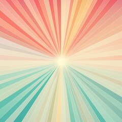 Abstract background with radial rays. Vector illustration, Gradient colors, Ai Generated