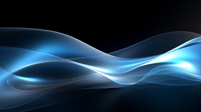 Bright white and light blue luminous beams shining abstract © Georgii