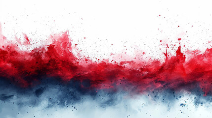 Red brush strokes illustrated dynamic background