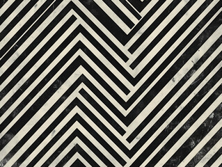 A minimalist, black and white pattern of repeating lines.