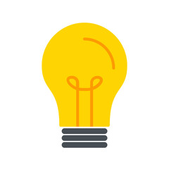 Light Bulb Flat Icon