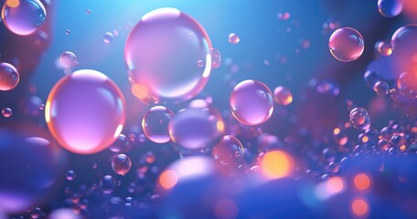 A mesmerizing bubble design background with vibrant colors and intricate patterns. Generative AI.