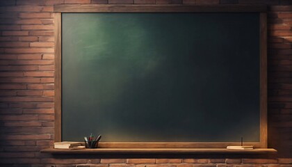Empty blackboard - obrazy, fototapety, plakaty