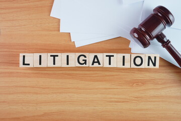 Litigation Concept Background
