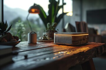 Fototapeta premium Bluetooth Speaker 8K Realistic Lighting Unreal