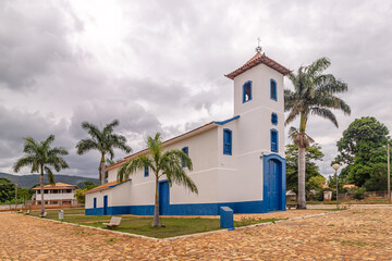 igreja católica na cidade de Buenópolis, Estado de Minas Gerais, Brasil