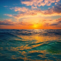 Summer background of sea water