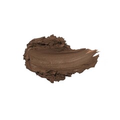 Eyebrown pomade gel texture swipe on white background