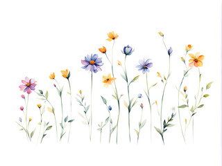 minimalist-style-illustration-of-a-flower-garden-sharp-focus-on-intricate-details-highly-detailed