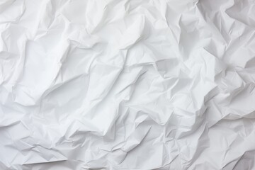 Fototapeta premium crumpled white paper