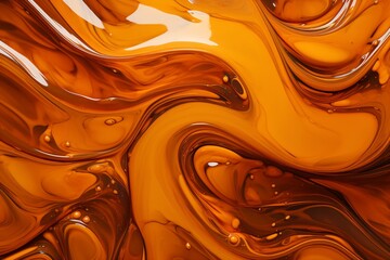 Honey background, Liquid honey background, honey texture background, Liquid honey wallpaper, Liquid honey acrylic background, AI Generative - obrazy, fototapety, plakaty