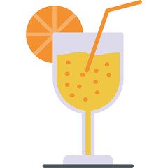 Lemon Juice Flat Icon