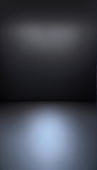 Naklejka premium Abstract luxury blur dark grey and black gradient, used as background studio wall for display your products. plain studio background.