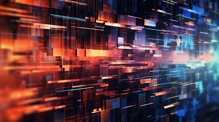 Abstract technology background Ai Generative