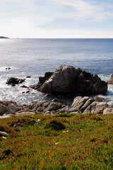 rocks on pebble beach, california