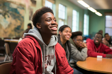 A volunteer-led mentorship program for at-risk youth, capturing the transformative impact of positive role models on the lives of young individuals facing challenges.