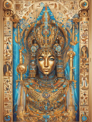 Fototapeta na wymiar Egyptian archetype