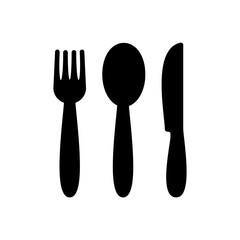 spoon and fork icon vector. spoon, fork and knife icon vector. restaurant icon