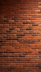 Obraz premium Red brown brick wall background