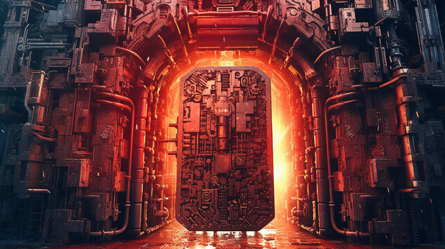 Cryptography Concept Art