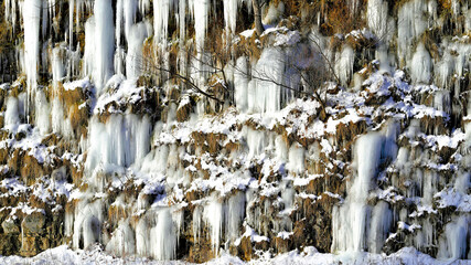 Icicles along Highway