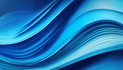 Stylish soft blue curve lines abstract background