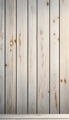 White wooden table background