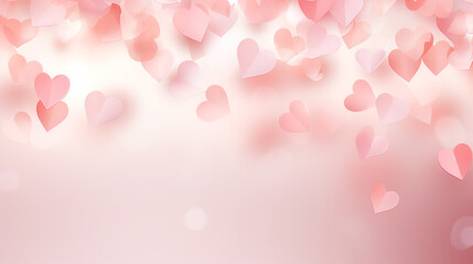 Hearts on abstract backgrounds for valentines day