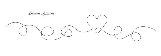 ドローイング 線画 ライン ハート レトロ 背景