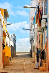 Fototapeta na wymiar Alleyway of Armacao de Pera, Portugal