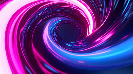 Abstract neon swirling background