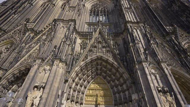 Koln Dom Close Up Gothic Cathedral