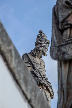 Prophets by Brazilian Sculptor, Aleijadinho. UNESCO World Heritage Site. Congonhas do Campo, Minas Gerais, Brazil