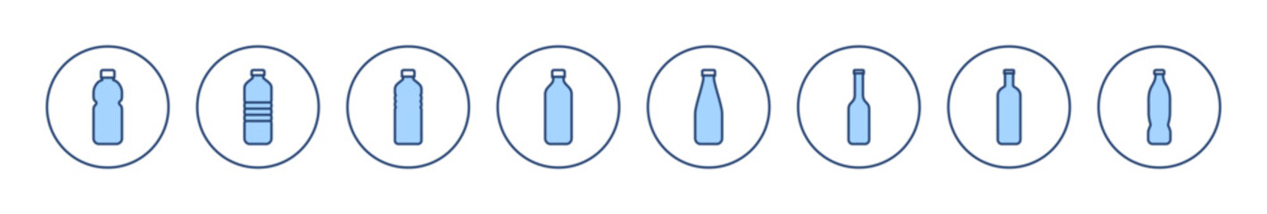 Bottle icon vector. bottle sign and symbol