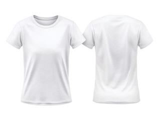Women t-shirt template  