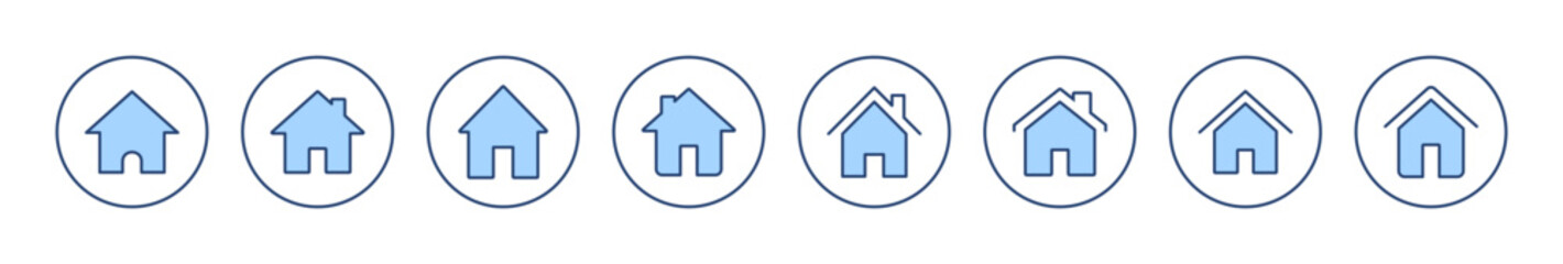 House icon vector. Home sign and symbol