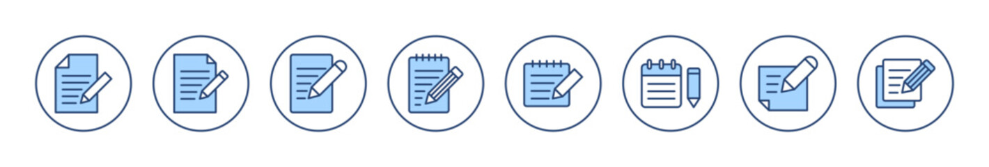 Note icon vector. notepad sign and symbol © avaicon