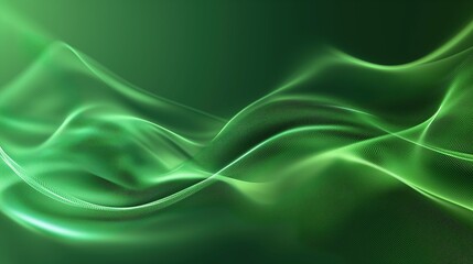 Green Gradient Blur flare Abstract background. Modern 