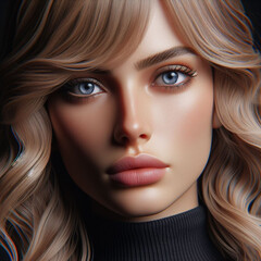 Naklejka premium Blonde woman