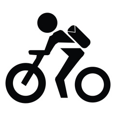 bicycle icon vector illustration symbol design