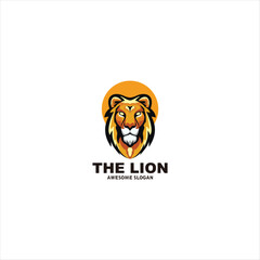 lion logo mascot illustration