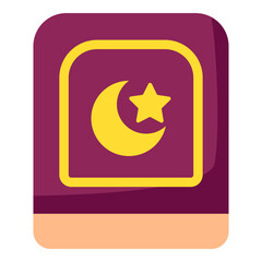 Idul fitri or eid mubarak islam decoration vector illustration