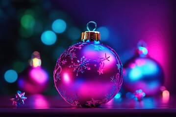 Fototapeta premium Beautiful and beautiful bells and pinecones full of festive atmosphere at Christmas