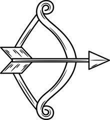 Sagitarius Zodiac Doodle