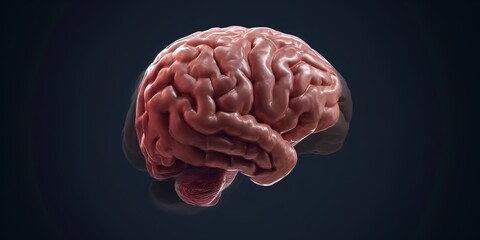 Human brain Anatomical Model 3d illustration